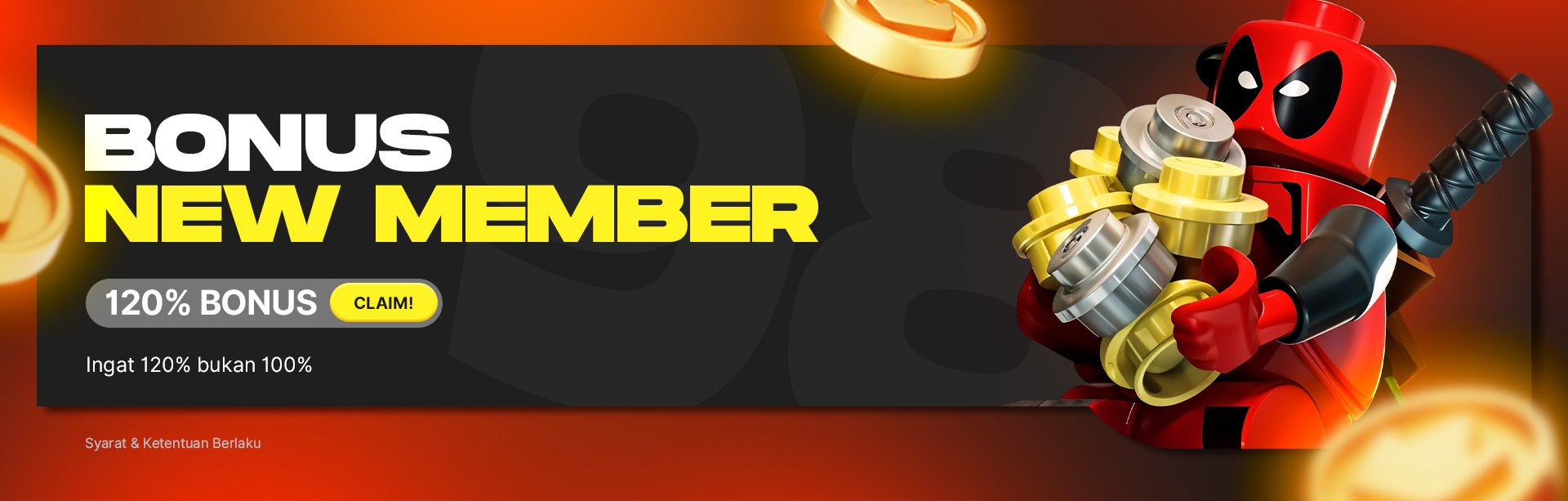 BONUS NEW MEMBER 120%